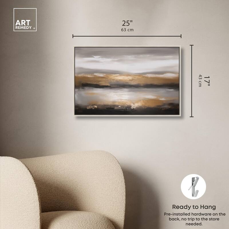 Dust and Gold Canvas by Art Remedy