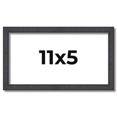 11x5 Frame Brown Solid Wood Picture Frame - Complete Modern Photo