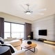 66 Inch Smart 8-Blade Low Profile Ceiling Fan with Dimmable Lights and ...