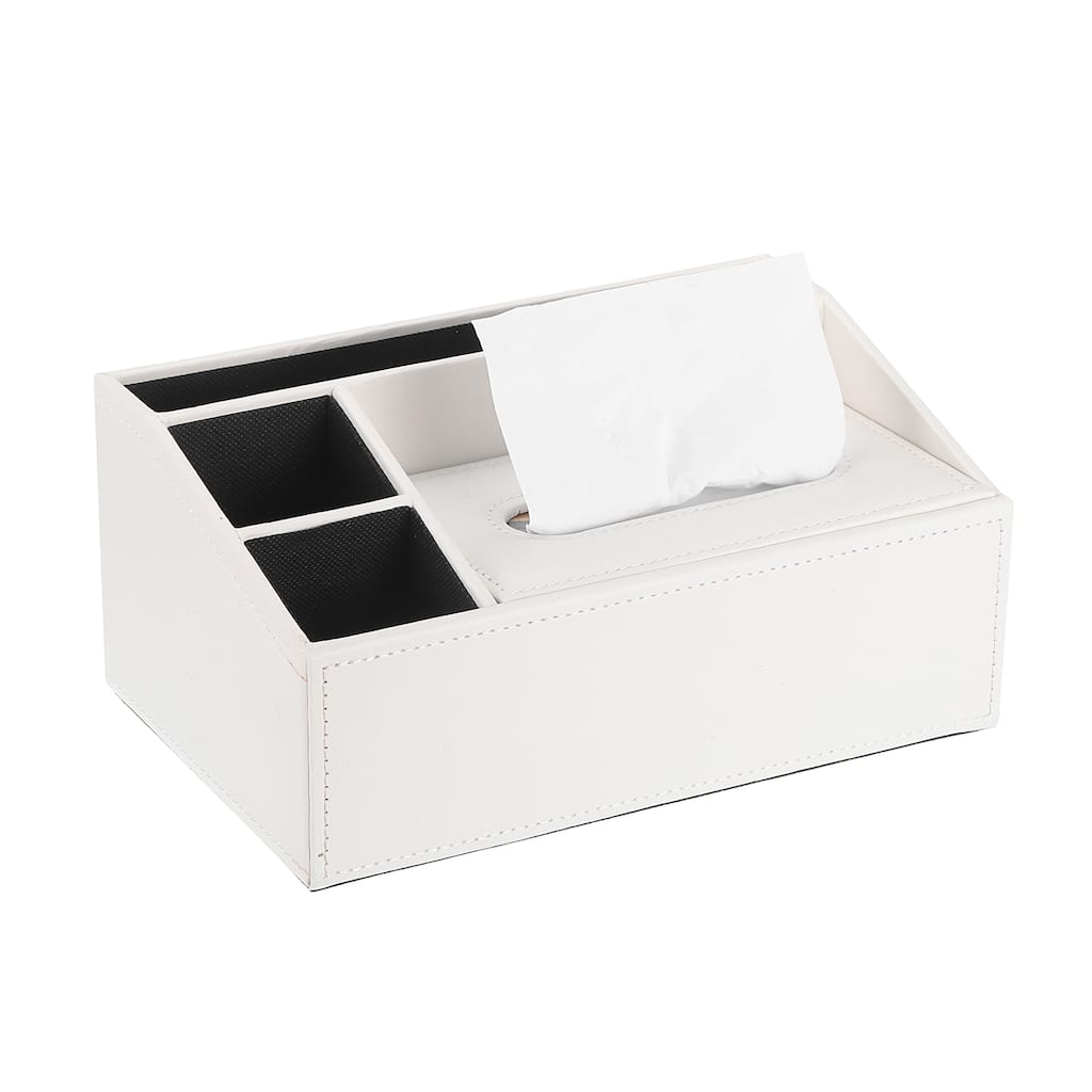 Tissue Box Cover with Magnetic Bottom, 10.4"x6.5"x4.7"
