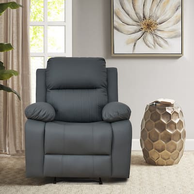Faux Leather Recliner