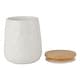 preview thumbnail 3 of 40, Matte Dimple Texture Ceramic Canister (Set of 2) - 3.25 Cup/5.75 Cup