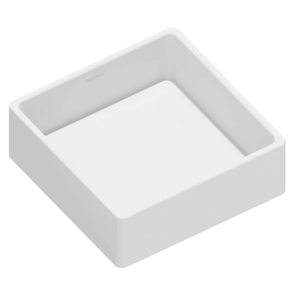 Karran USA QM175 Quattro 14-1/2" Square Acrylic Vessel Bathroom Sink