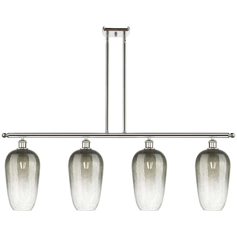 Innovations Lighting Endless Possibilities Ballston - Brookhaven Flute - 4 Light 48" Stem Hung Island Light