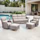 Option Brown Wicker / Beige Cusion