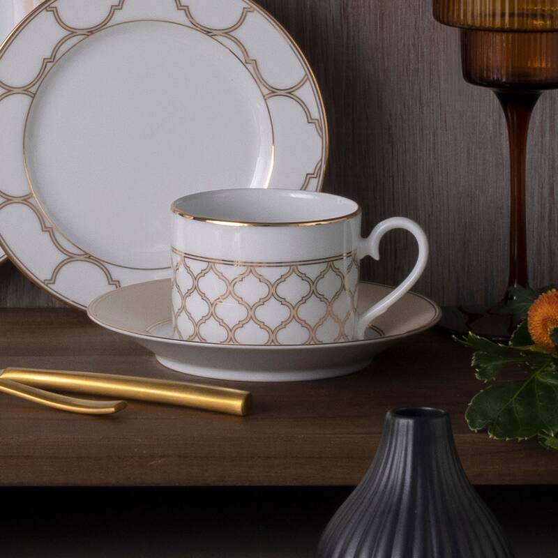 Noritake Eternal Palace Set Of 4 Saucers, 6"