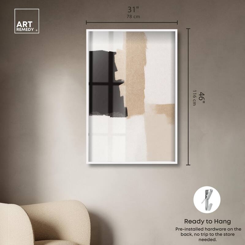 Earth and Ink IV Shadowbox by Art Remedy