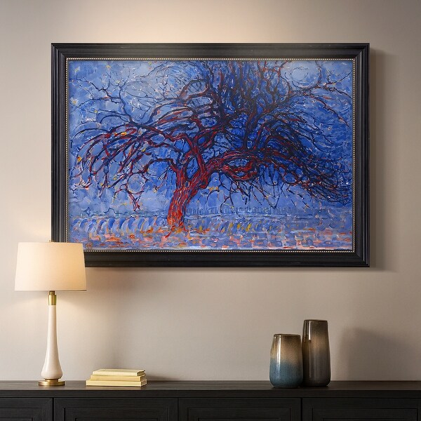 The Red Tree 1909-Piet Mondrian-Custom Framed Canvas - Bed Bath