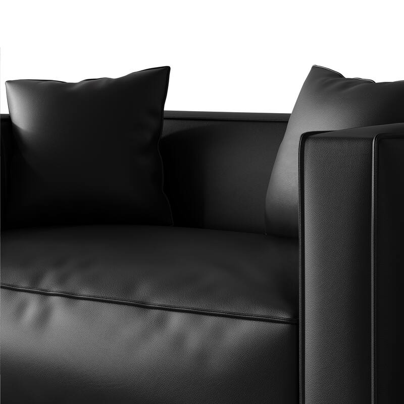CraftPorch Mid Century Modern Upholstered Loveseat