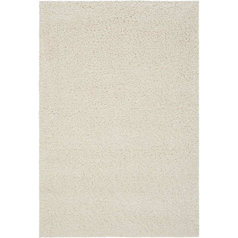 Nourison Malibu Shag Modern Plush Solid Area Rug