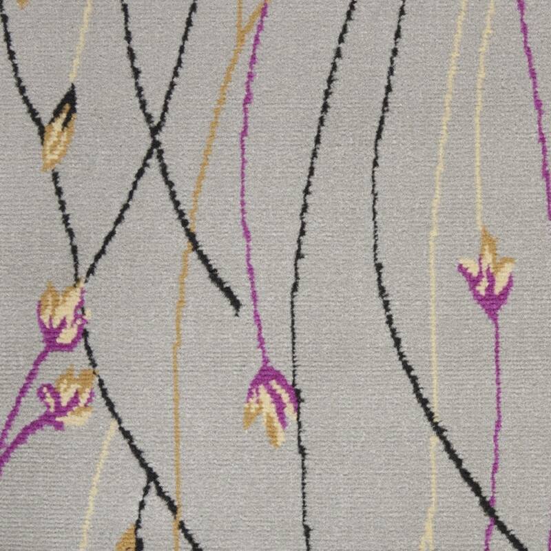 Cezew Power Loomed Floral Durable Area Rug By HomeRoots