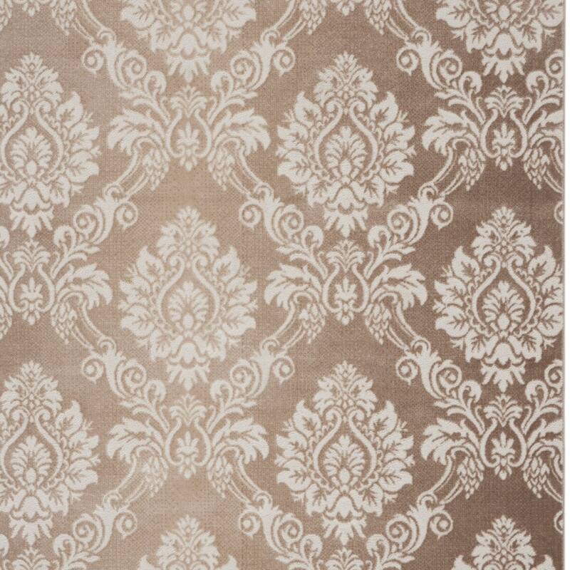 Kanaj Power Loomed Distressed Non Skid Area Rug By HomeRoots - 118' X '94' X '0.25