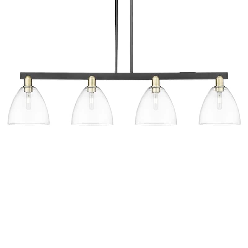Innovations Lighting 716-4I-13-52 Bristol Linear Bristol 4 Light 52" - Black Antique Brass / Clear