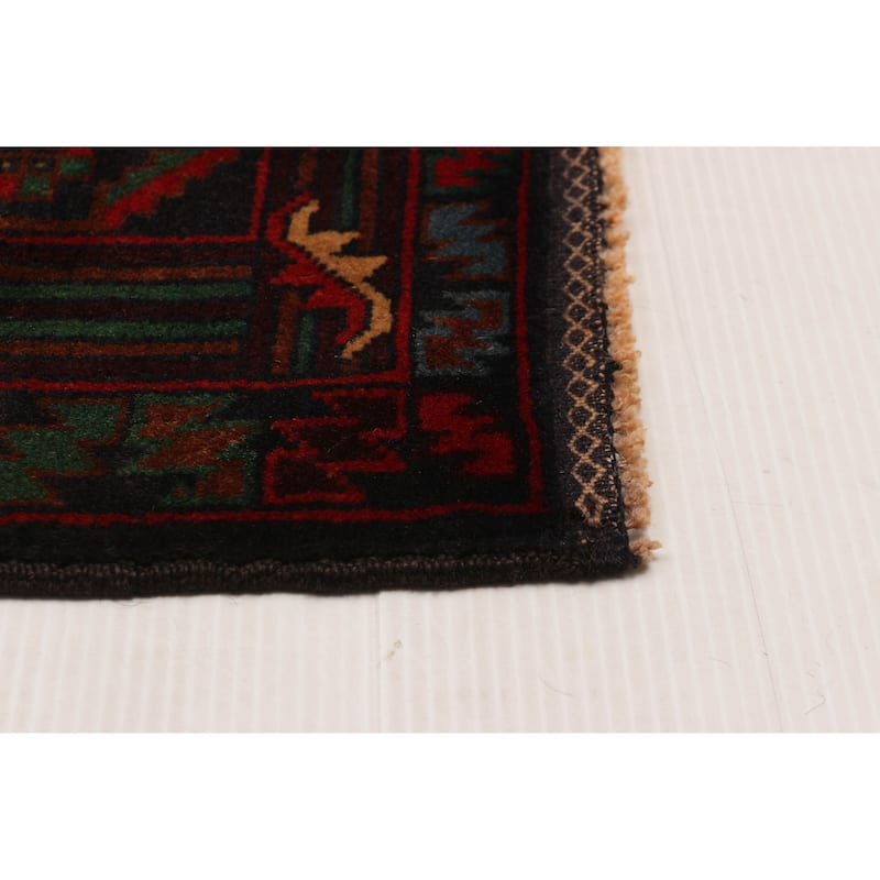 Teimani Red Rug 3'10" x 6'9" - 3'10 x 6'9