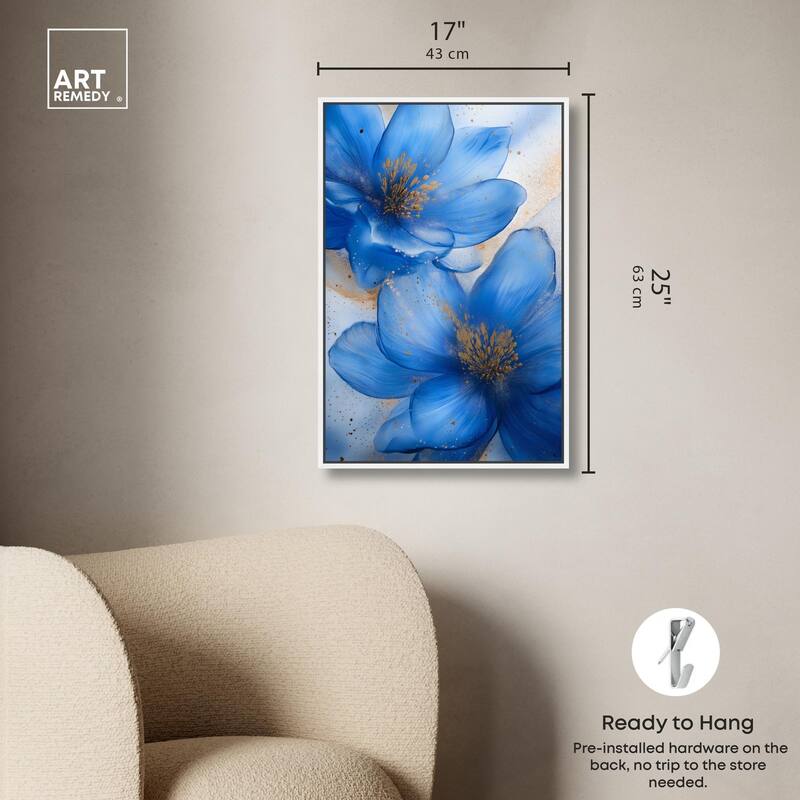 Twilight Teal Tint II Canvas by Art Remedy