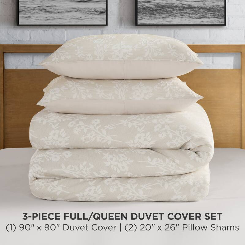 Lucky Brand Ava Floral Jacquard Duvet Cover Sets