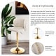 preview thumbnail 3 of 109, Modern Upholstered Swivel Adjusatble Height Leather Barstools Set of 6