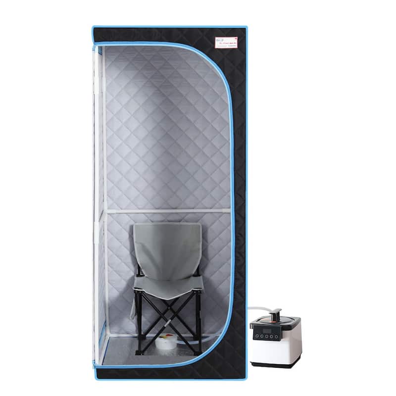 Full Size Portable Black Steam Sauna Tent