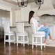 preview thumbnail 8 of 110, Maven Lane 31" Pullman Swivel Bar Height Kitchen Stool