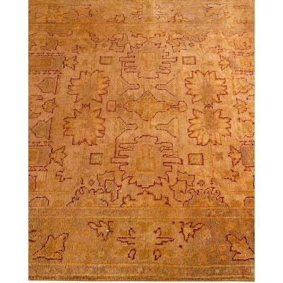 Vibrance, One-of-a-Kind Hand-Knotted Area Rug - Beige, 3' 2" x 4' 10" - 3' 2" x 4' 10"