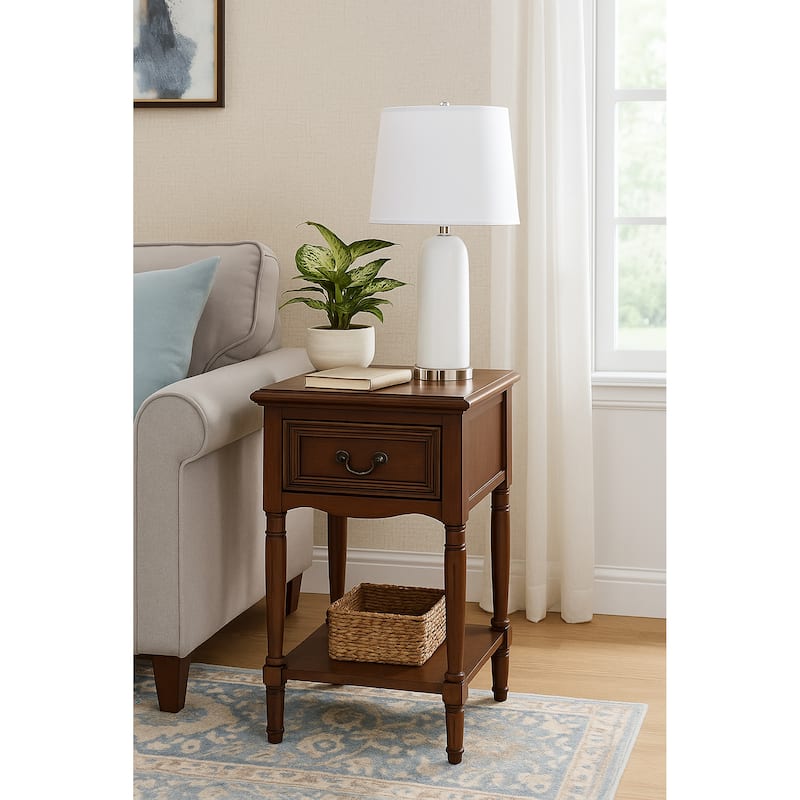 Casa Cortes Antiqued Solid Wood Night Stand