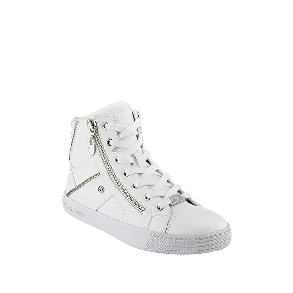 Shop G By Guess Womens Ojay Hight Top Lace Up Fashion Sneakers