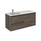 preview thumbnail 6 of 4, WS Bath Collections Ambra 18" Wall Mounted Vanity Set with Solid