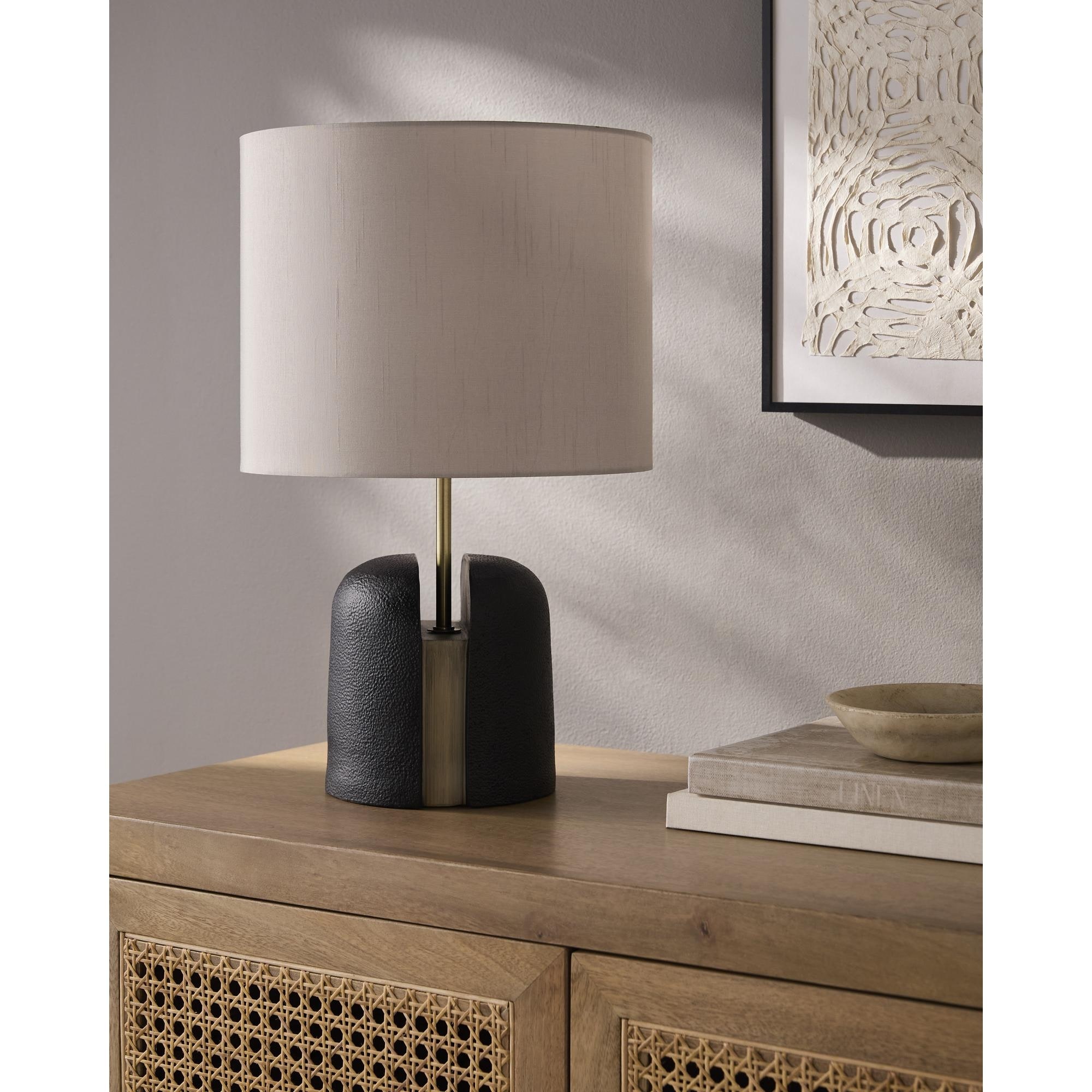 Livabliss Volenza Modern & Contemporary Accent Table Lamp - 20"H x 12"W x 12"D