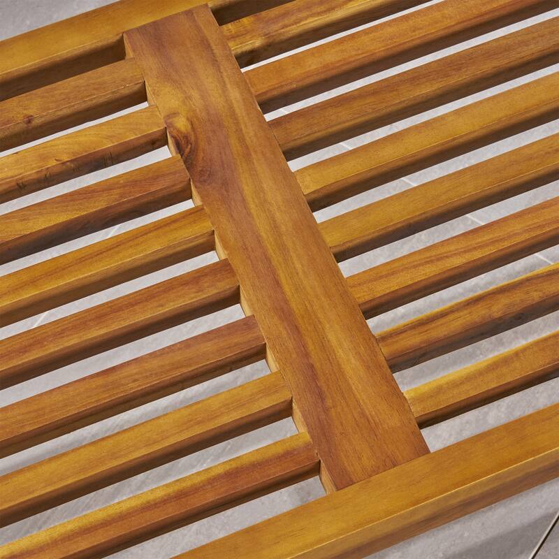 Fresno Outdoor Acacia Dining Bench by Christopher Knight Home