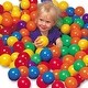 preview thumbnail 3 of 3, Intex 100-Pack Large Plastic Multi-Colored Fun Ballz For Ball Pits (3 Pack)