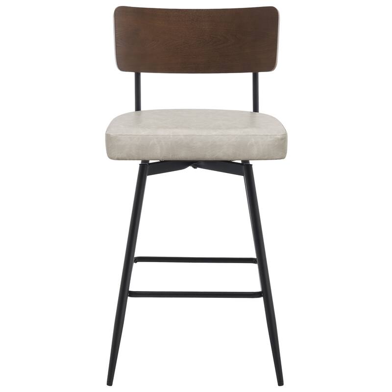 26"/ 29" Faux Leather Swivel Counter/ Bar Stools Set of 2/3