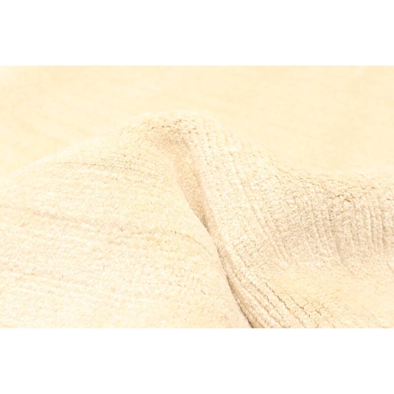 ECARPETGALLERY Hand-knotted Opulence Cream Wool Rug - 2'10 x 14'6
