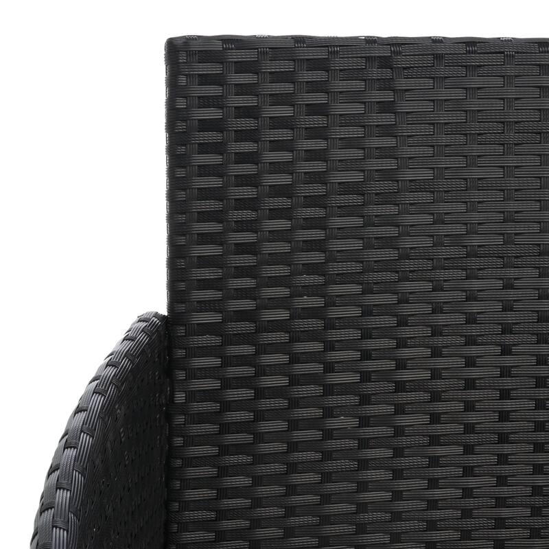 SAFAVIEH Outdoor Amiyah 4-Piece Conversation Patio Set - 42W x 33D x 23H