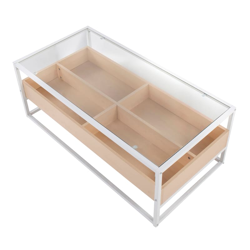 Display Coffee Table with Storage