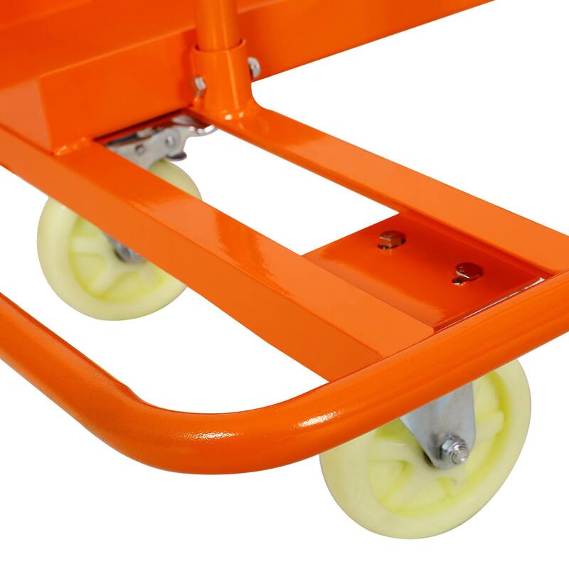 Heavy-Duty Drywall Cart with 1600 lb. Load Capacity and Brake