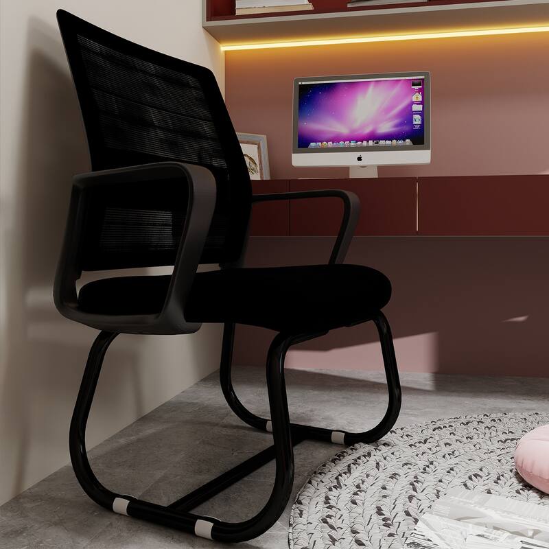 Minimalist Modern Office Chair - Metal Frame, Soft & Comfortable, Home & Office Use, Multiple Colors Available