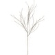 preview thumbnail 1 of 2, 36" Champagne Gold Glittered Christmas Twig Spray