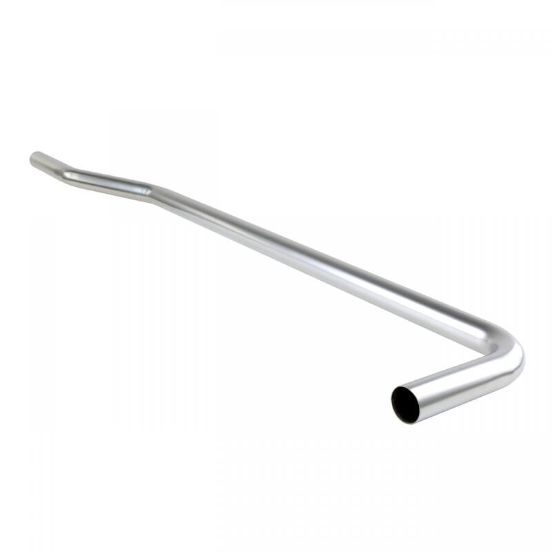 High Tank Toilet - Light Oak Wooden Flat Tank, White Elongated Bowl and Satin L Pipe Renovators Supply