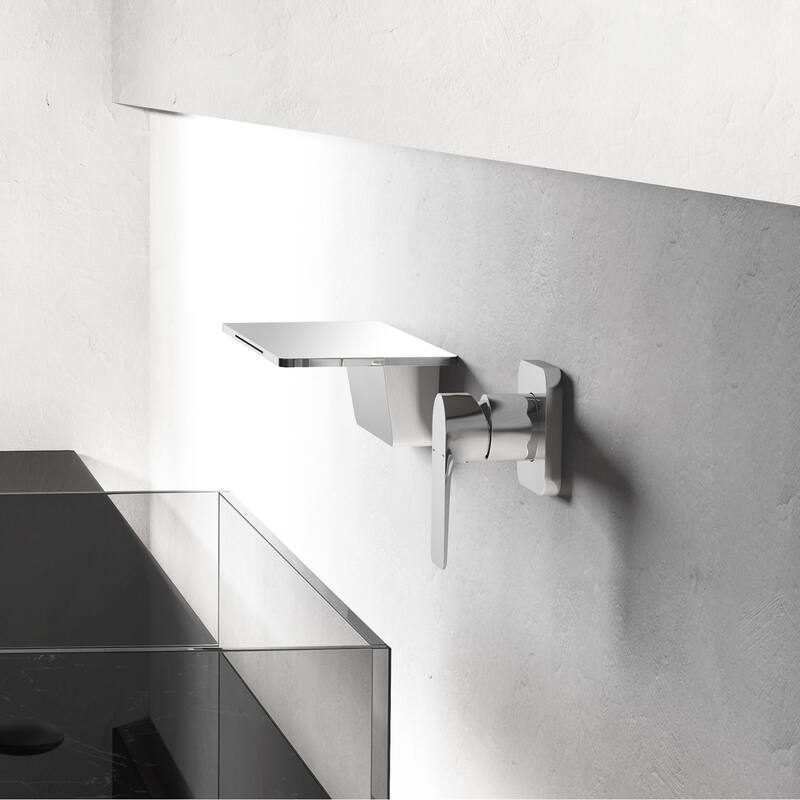 Wall mount Waterfall Bathroom Sink Faucet