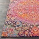 preview thumbnail 3 of 11, Livabliss Roanoke Pink & Purple Medallion Runner Rug - 2' 7" x 7' 3"