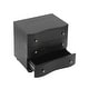 preview thumbnail 19 of 23, Christopher Knight Home - Modern Minimalist 23.62" Nightstand with Roller Glide Drawers & Solid Wood Legs, Versatile Home Use