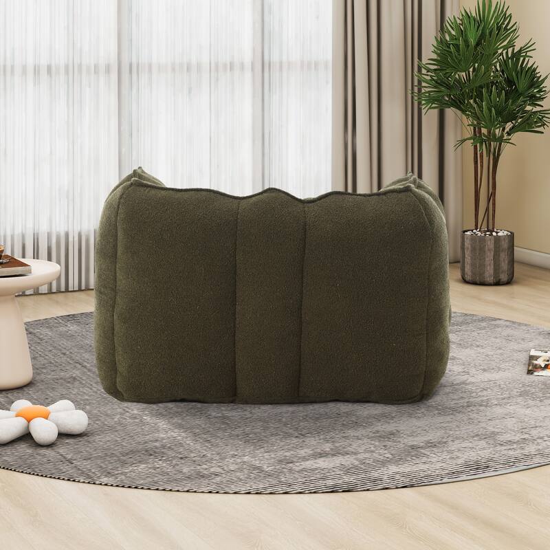Lazy Bean Bag Couch Chairs for Adults with Ottoman