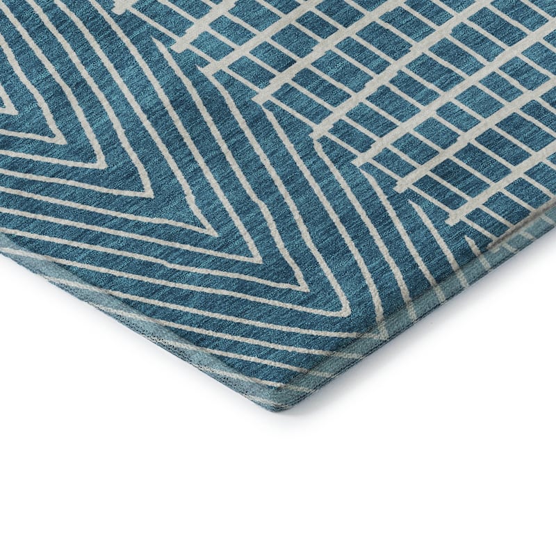 Premium Washable Super Soft Modern Geo Charm Mayfield Rug