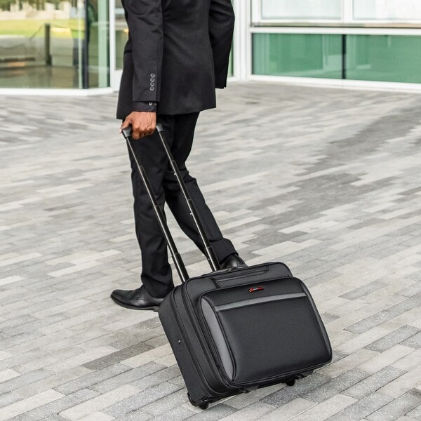 swiss rolling briefcase