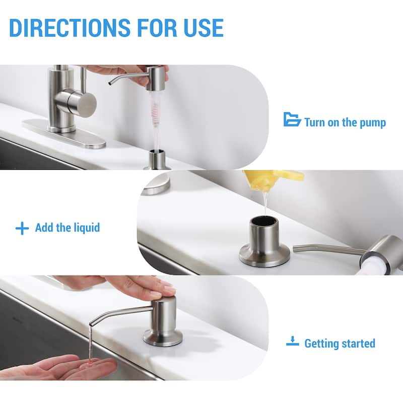 WOWOW Soap Dispenser for Kitchen Sink - N/A