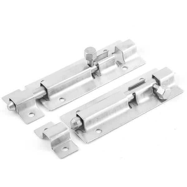 Shop Cabinet Door Safety Slide Latch Lock 3 Length Metal Barrel