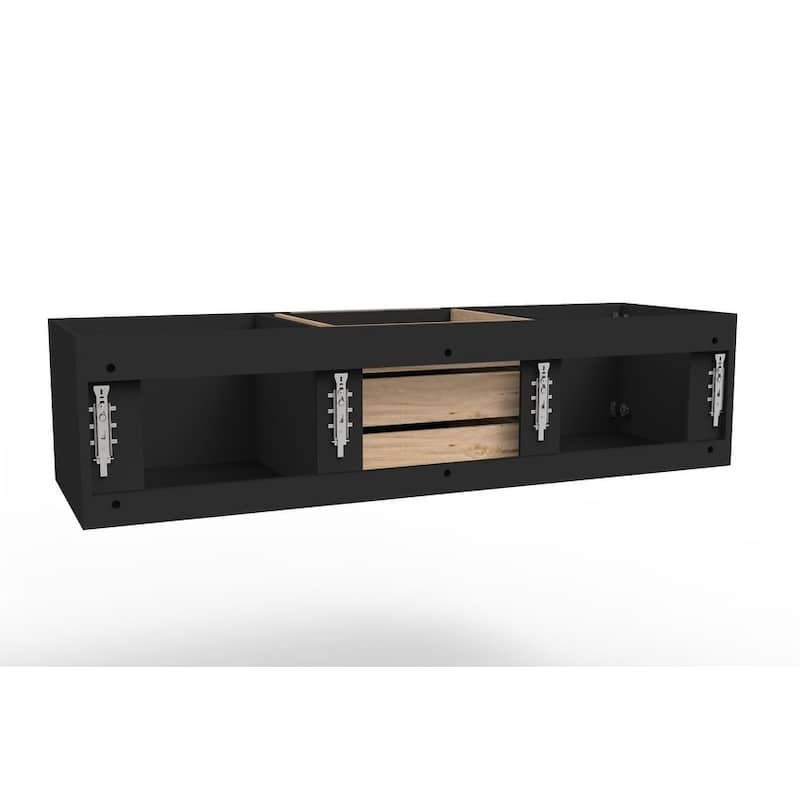 Alpine 60" Wall Mounted Bathroom Vanity (Base Only)
