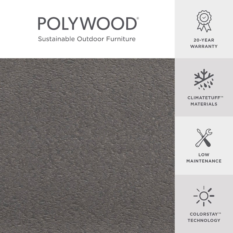 POLYWOOD Canyon Plastic Adirondack Chair