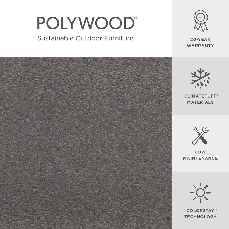 POLYWOOD Classic Plastic Outdoor Adirondack Chair