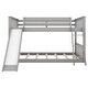 preview thumbnail 6 of 22, Full over Full Bunk Bed with Convertible Slide and Reversible Ladder, Low Bunk Design